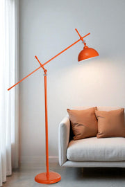 Candeeiro de Pé – 170 cm – Laranja – Metal