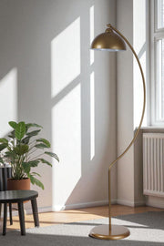 Candeeiro de Pé – 150 cm – Dourada – Metal