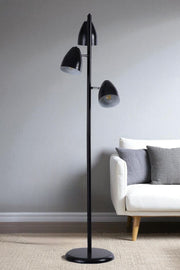 Candeeiro de Pé – 147 cm de Altura – Preto – Metal