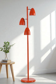 Candeeiro de Pé – 147 cm de Altura – Laranja – Metal