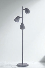 Candeeiro de Pé – 147 cm de Altura – Cinza – Metal