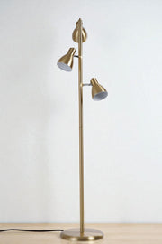Candeeiro de Pé Dourado – 147 cm de Altura – Metal