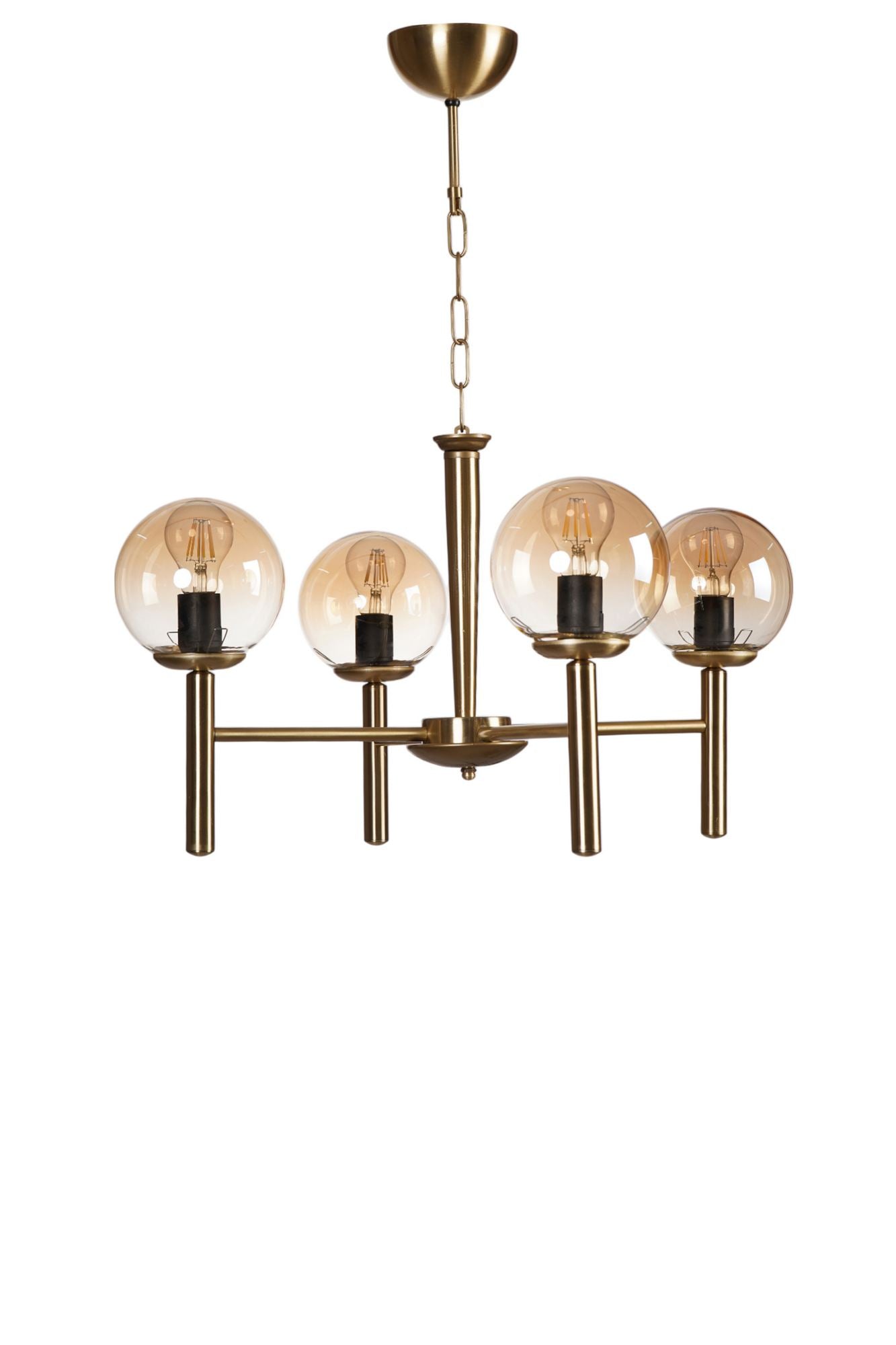 Candeeiro de Teto – Ø15 h:15 cm – Mel e Ouro – Metal