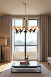 Candeeiro de Teto – 75 cm – Mel e Ouro – Metal