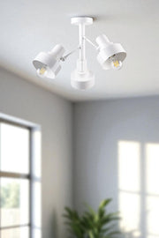 Candeeiro de Teto – 42 cm – Branco – Metal