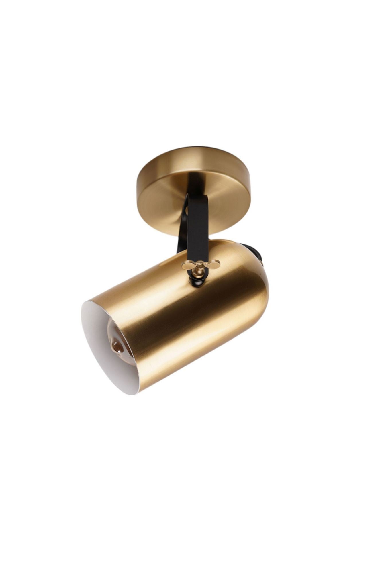Candeeiro de Teto – Ø11 h:17 cm – Dourado – Metal
