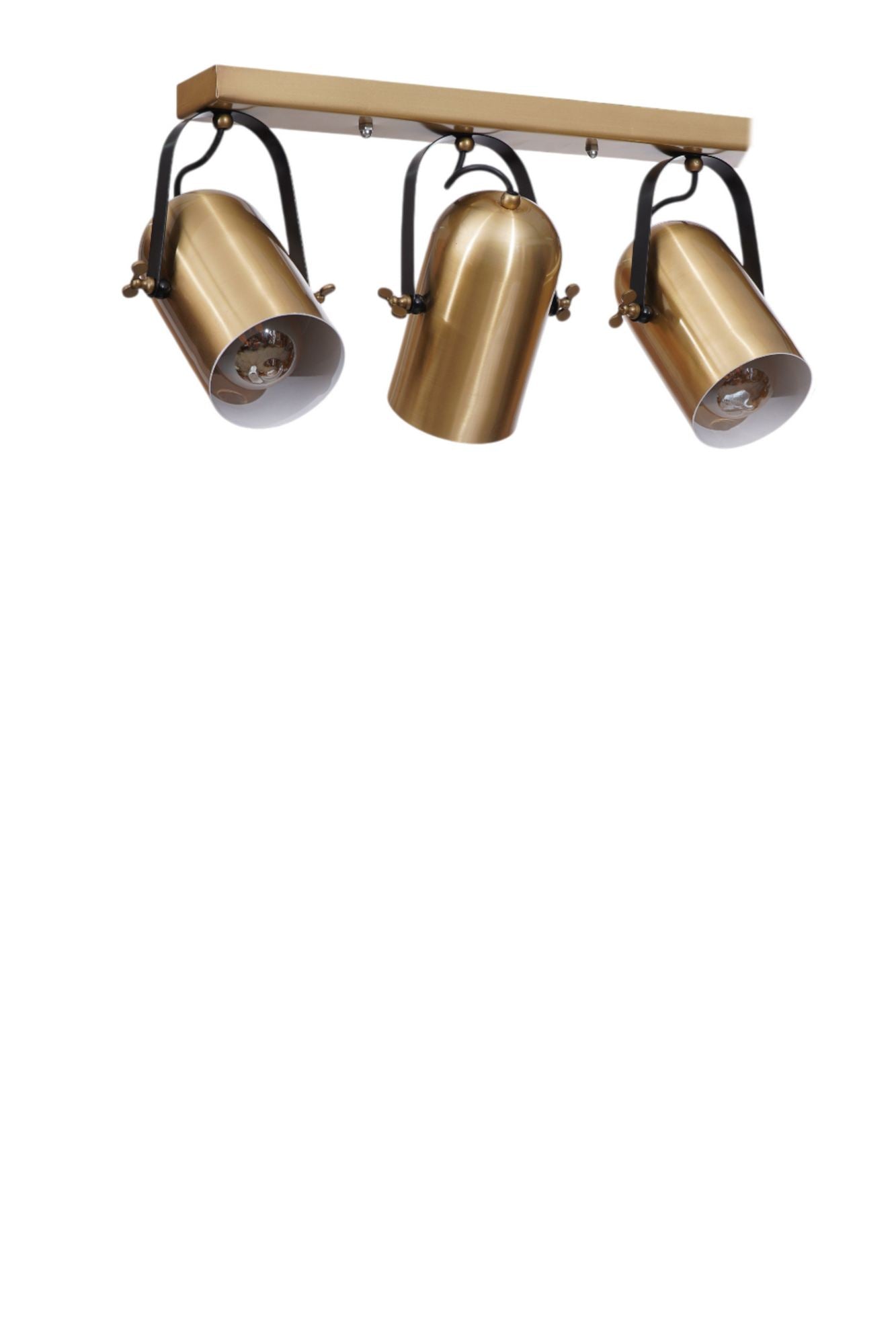 Candeeiro de Teto - Ø11 h:17 cm - Ouro - Metal