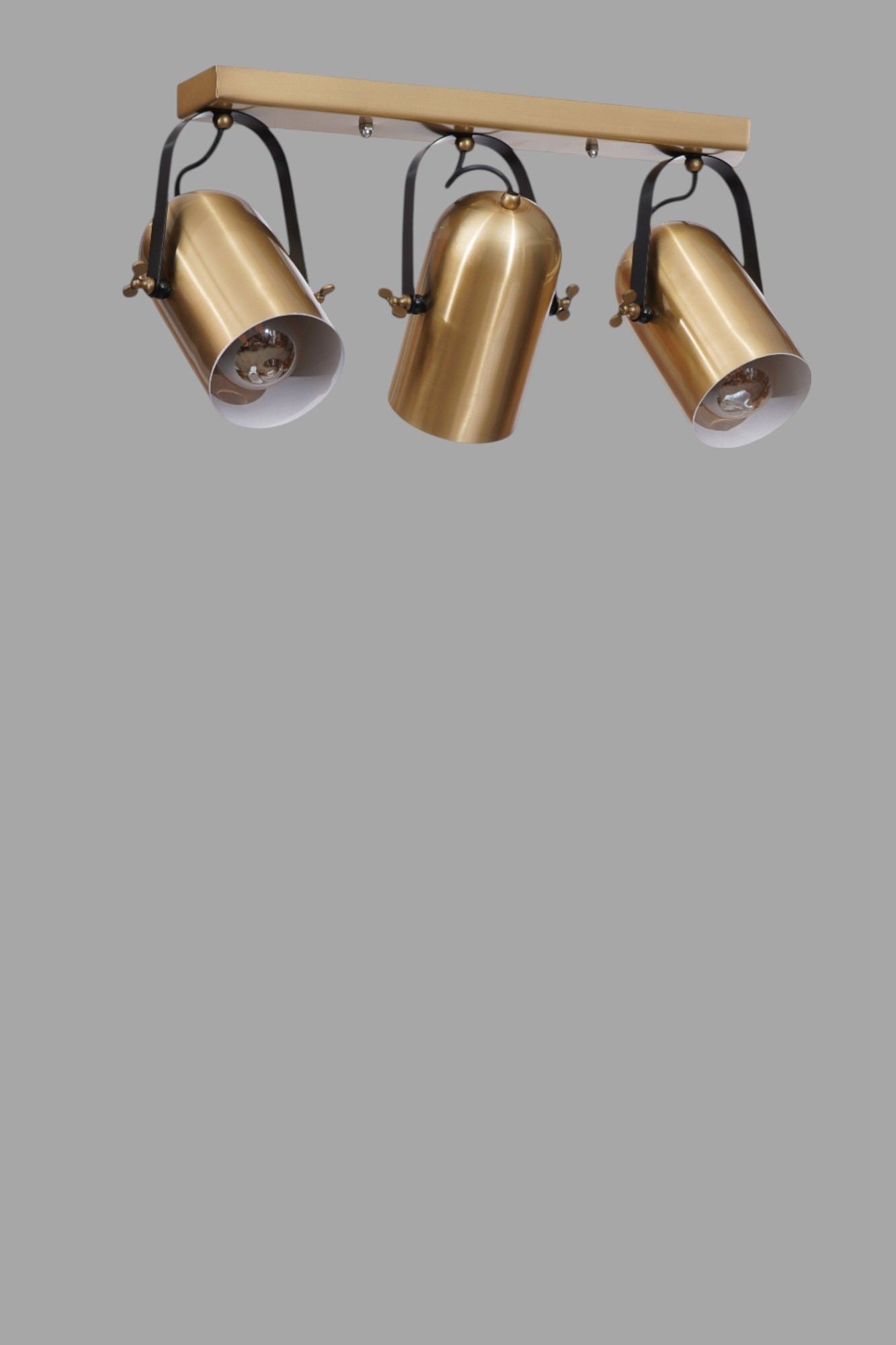 Candeeiro de Teto - Ø11 h:17 cm - Ouro - Metal