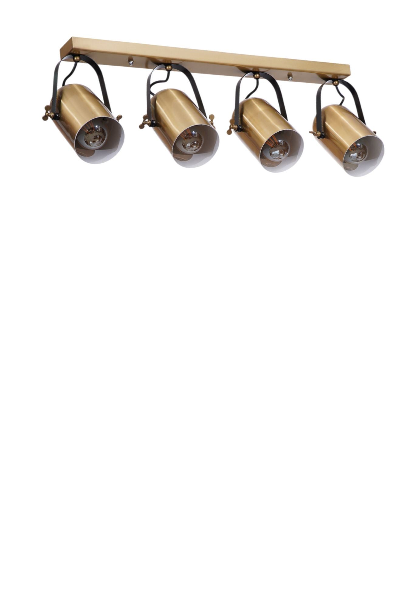 Candeeiro de Teto – 25 cm – Dourado – Metal