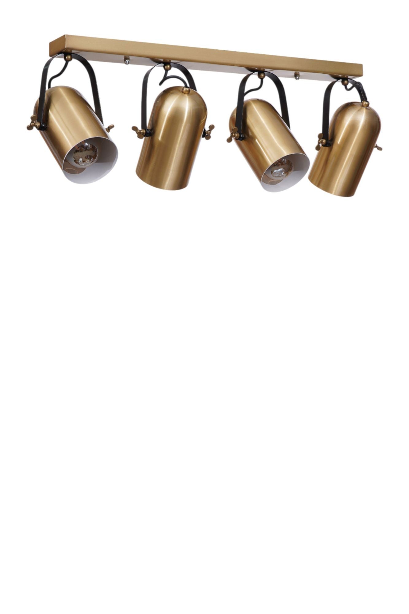 Candeeiro de Teto – 25 cm – Dourado – Metal