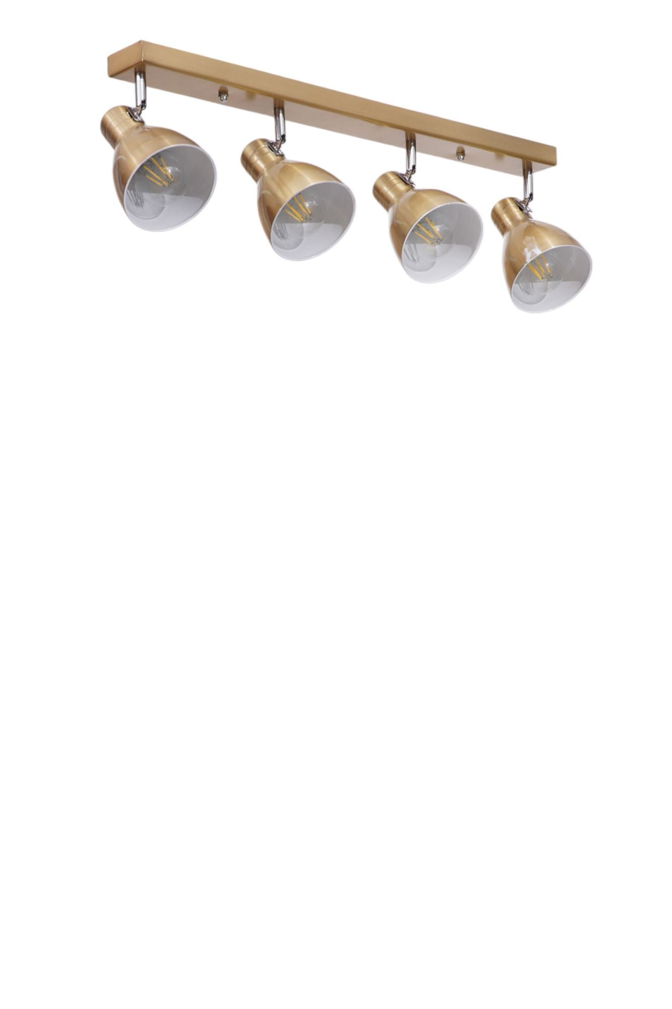 Candeeiro de Teto – 20 cm altura – Dourado – Metal