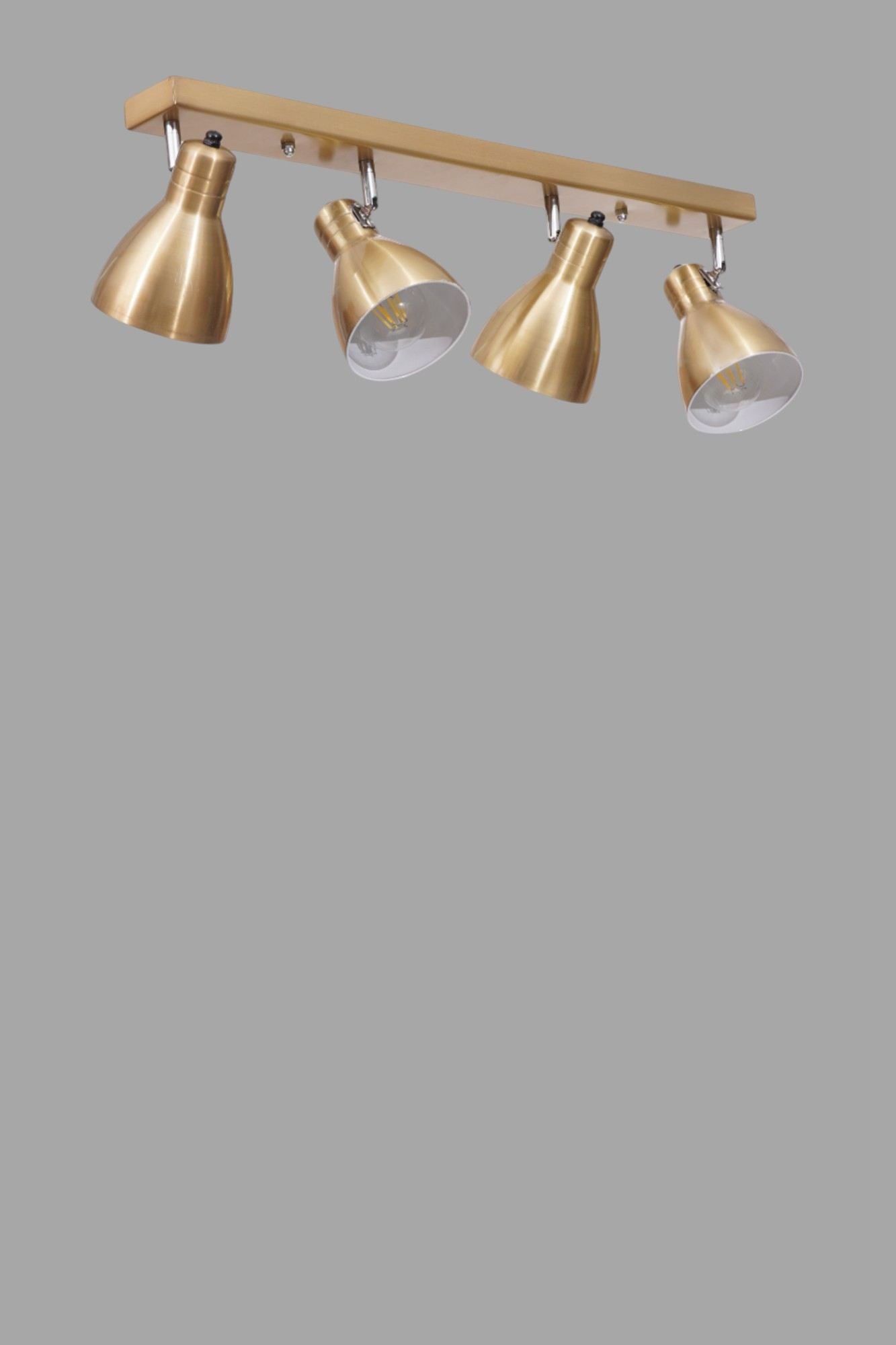 Candeeiro de Teto – 20 cm altura – Dourado – Metal