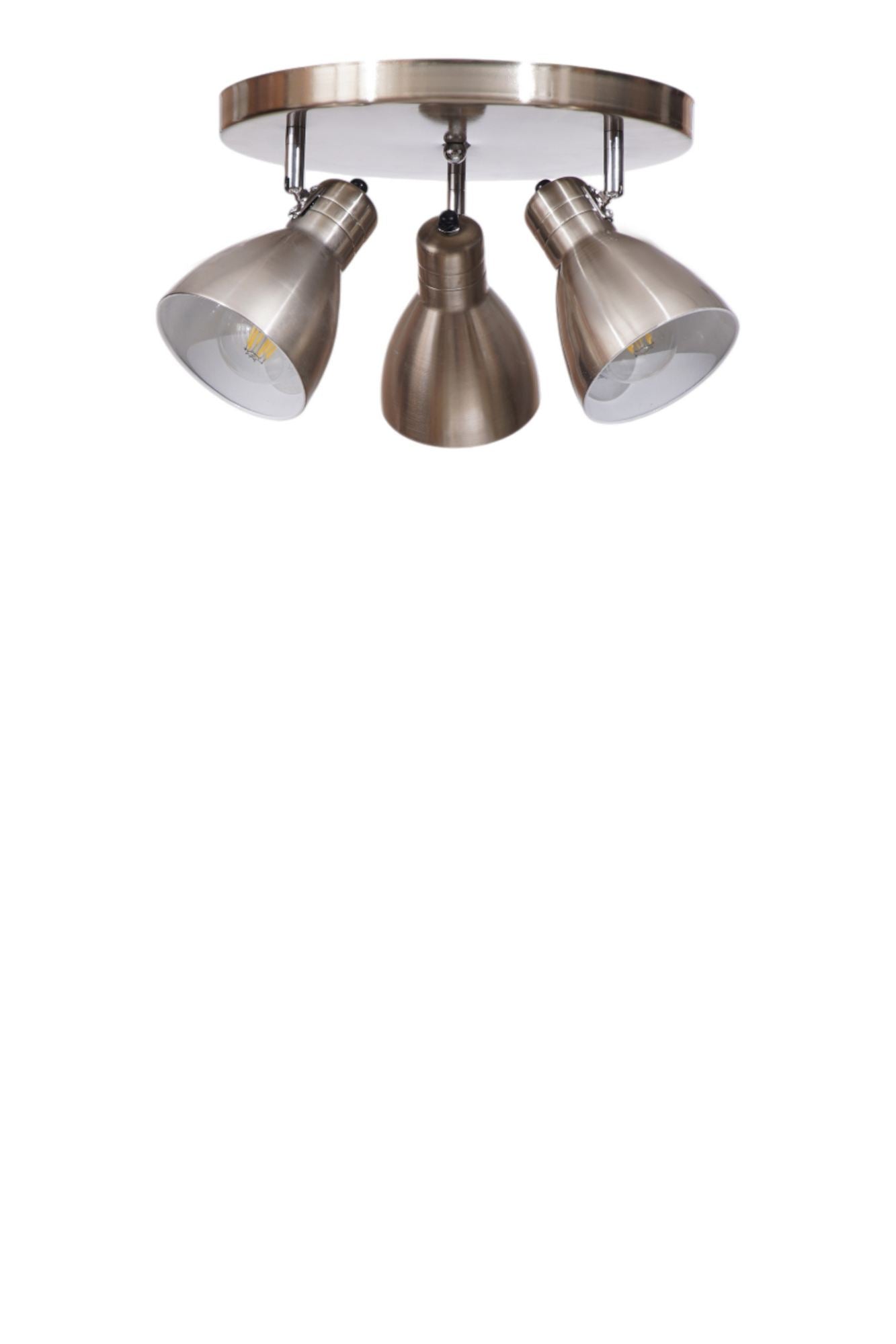 Candeeiro de Teto – 20 cm – Cromado – Metal