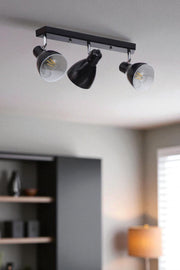 Candeeiro de Teto – 20 cm – Preto – Metal