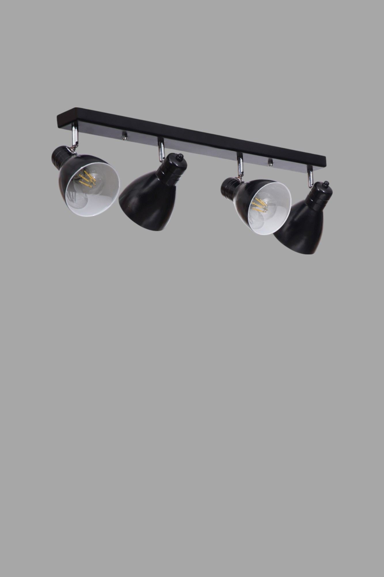 Candeeiro de Teto – Ø11 h:15 cm – Preto – Metal