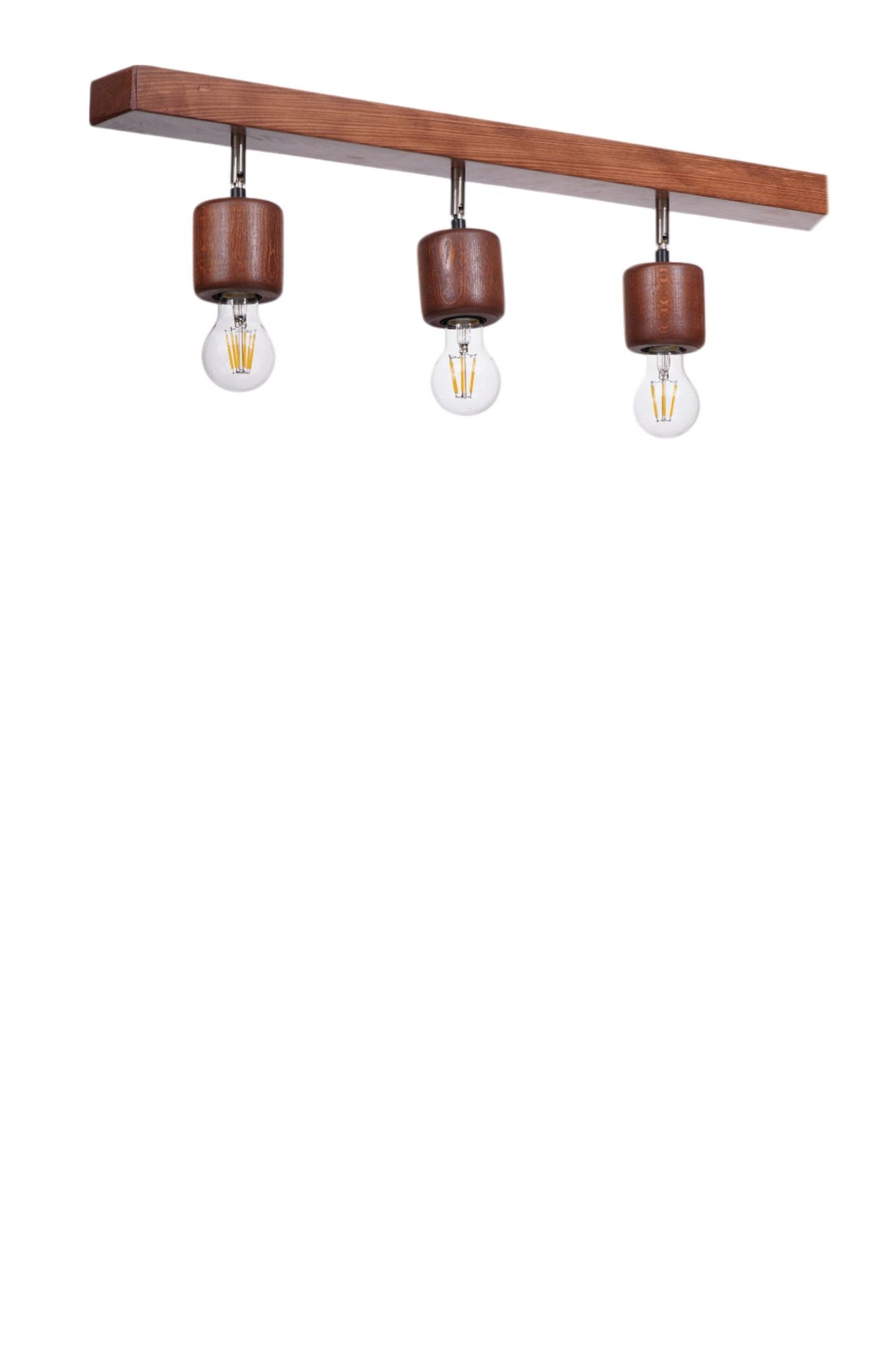 Candeeiro de Teto – 18 cm – Carvalho – Madeira