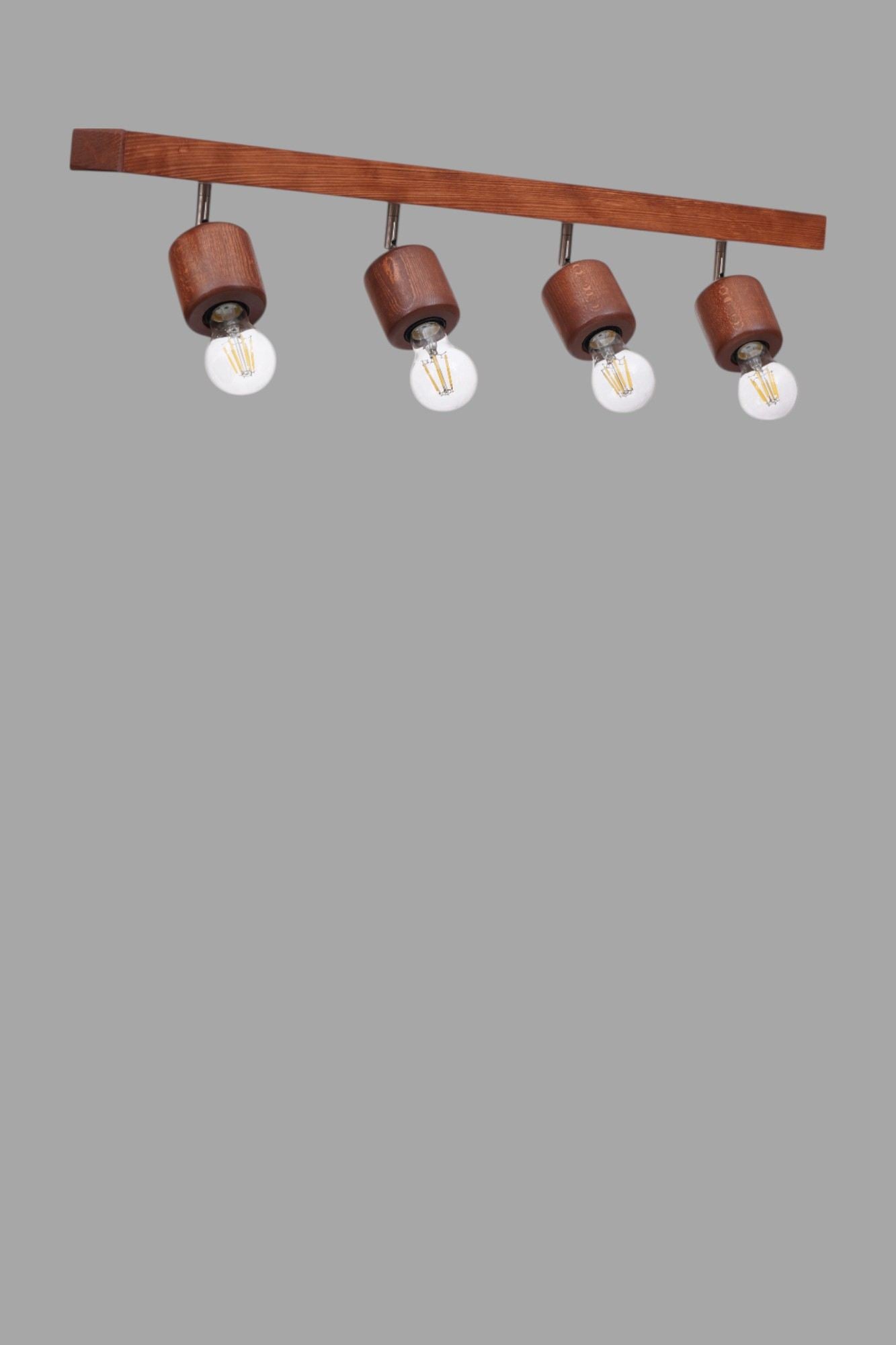 Candeeiro de Teto – 18 cm – Carvalho – Madeira