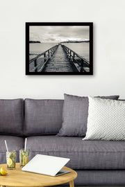 Pintura decorativa elegante emoldurada em MDF, 41 x 56 cm | Obra de arte 100% MDF com moldura de madeira de 3 cm | Perfeita para decoração de casa e interiores modernos