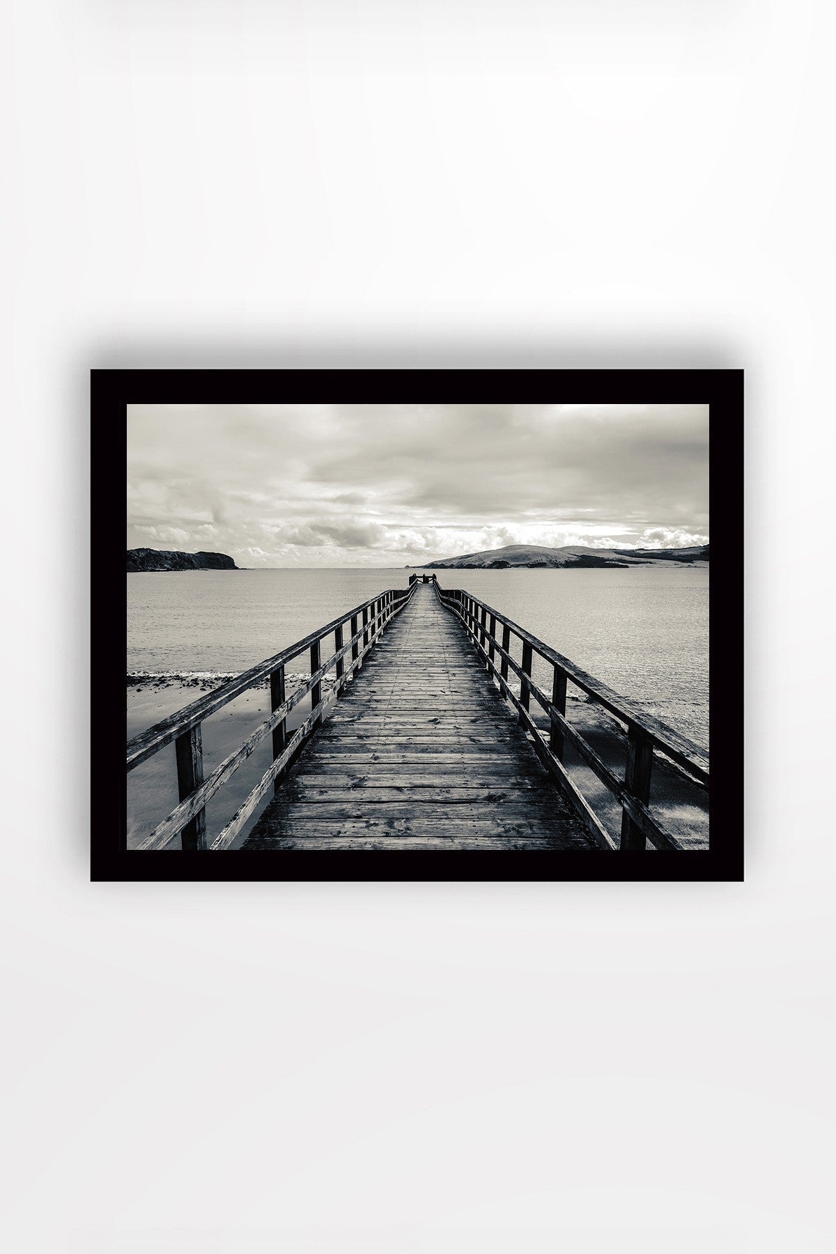 Pintura decorativa elegante emoldurada em MDF, 41 x 56 cm | Obra de arte 100% MDF com moldura de madeira de 3 cm | Perfeita para decoração de casa e interiores modernos