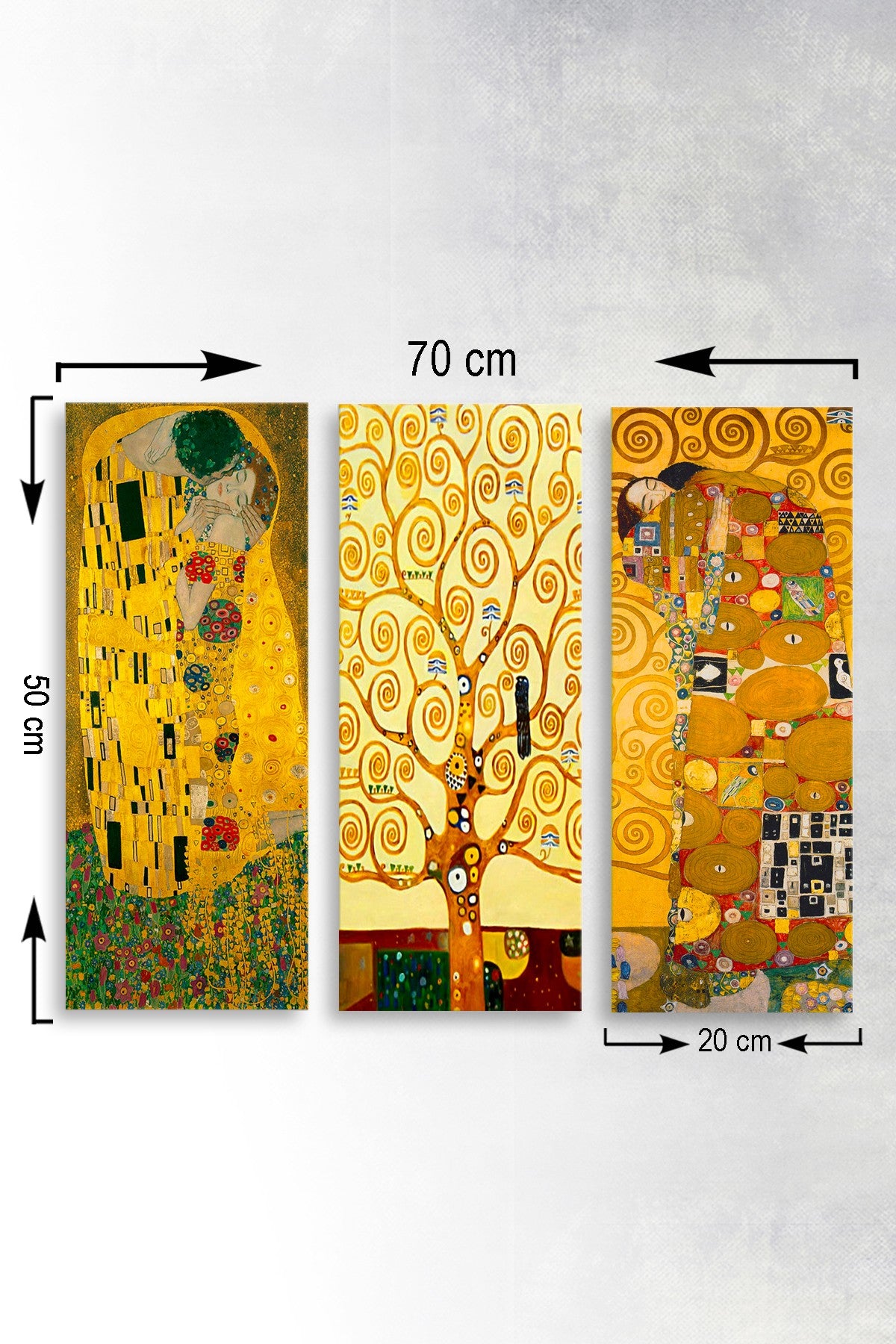 Quadros Decorativos em MDF – 20 x 50 cm cada – 100% MDF