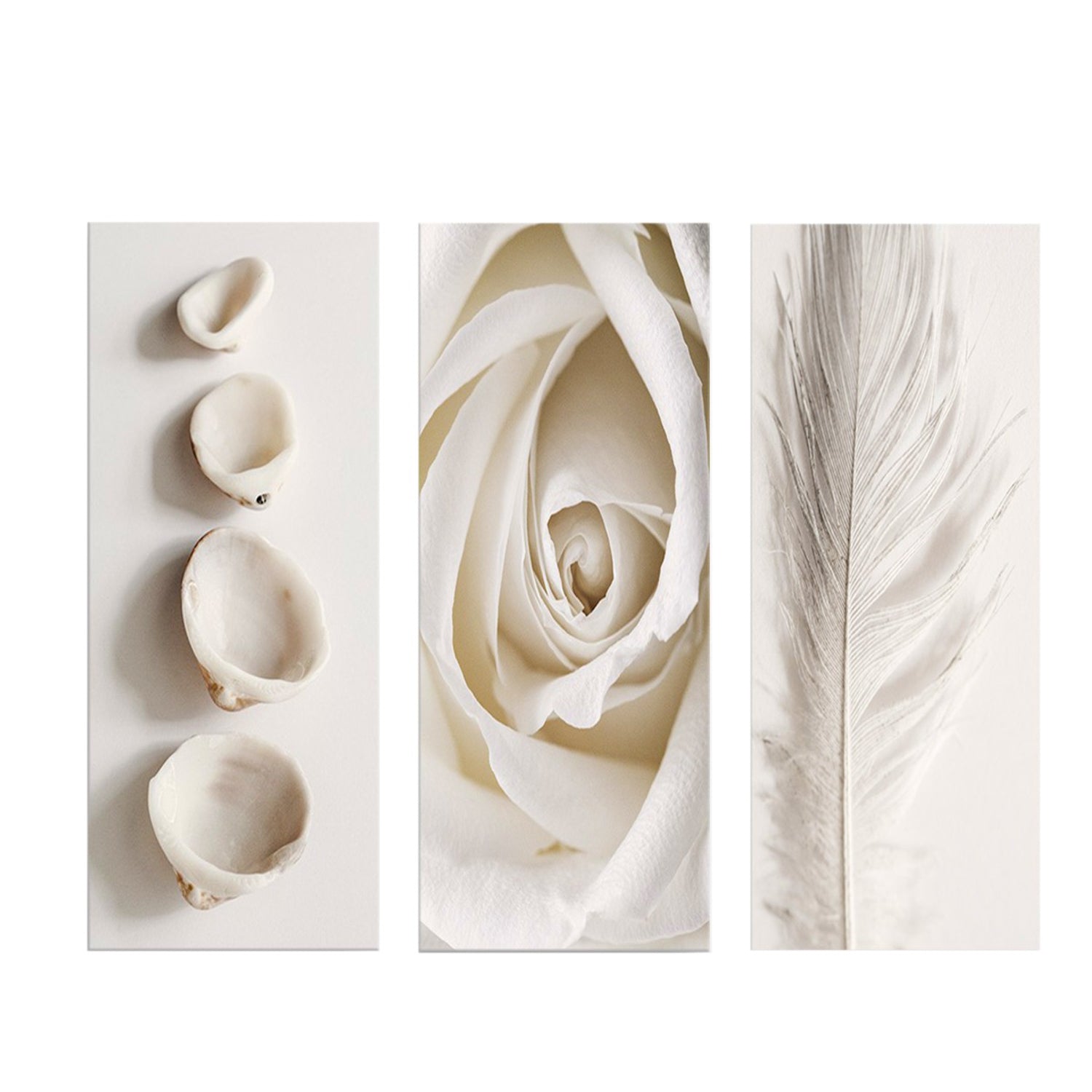 Conjunto de pinturas decorativas em MDF – 20 x 50 cm cada – 100% MDF