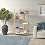 Estante de livros-By-30-Dourado
Transparente