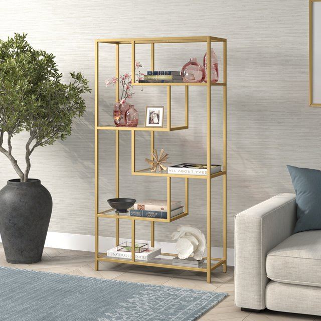 Estante de livros-By-30-Dourado
Transparente