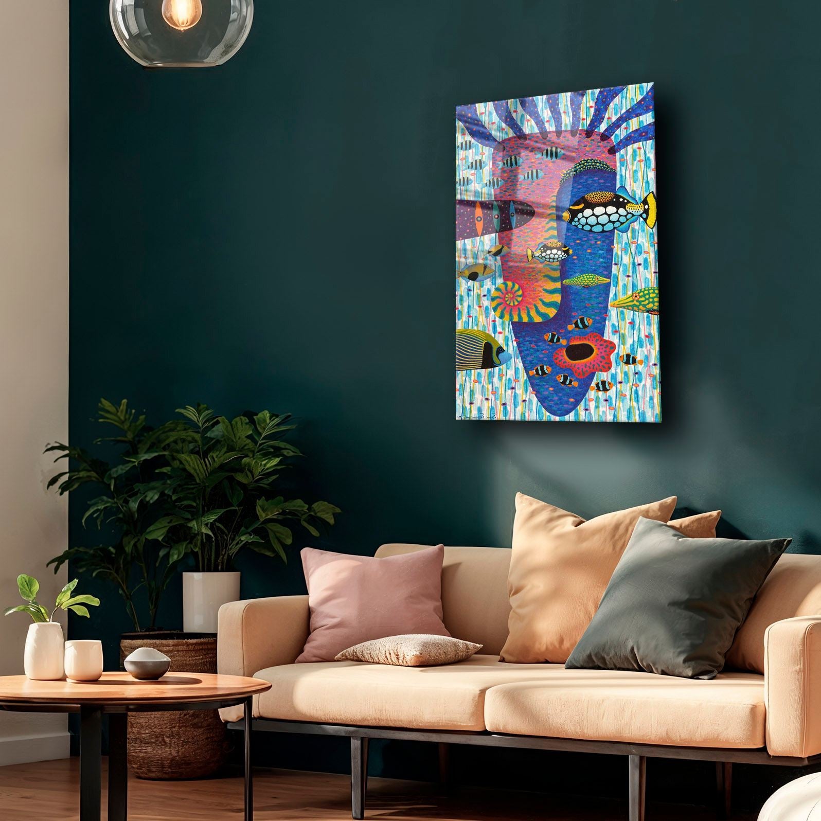 Quadro Decorativo em Vidro Temperado 35x50 cm Multicolor – Impressão UV, 4 mm | Camtbl-025 (544CLR1252)