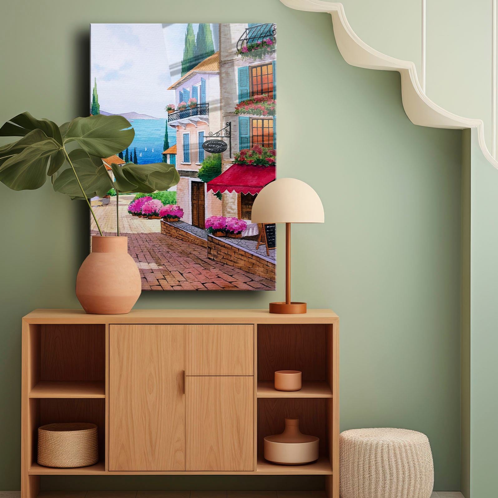 Quadro Decorativo em Vidro Temperado 30x40 cm (4 mm), Multicolor, Impressão UV – Camtbl-027