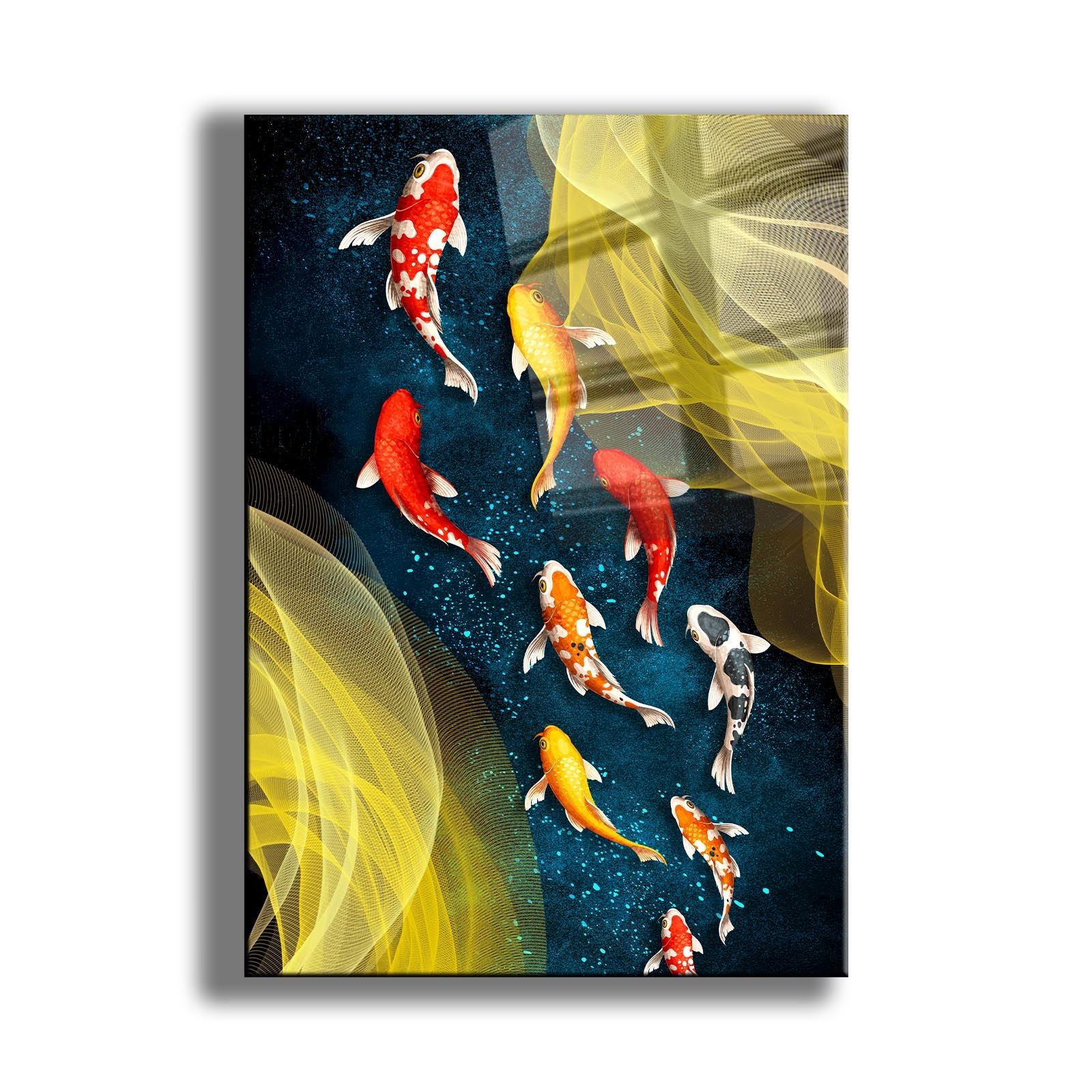 Quadro Decorativo em Vidro Temperado 30x40 cm (4 mm) – Multicolor, Impressão UV – Camtbl-028