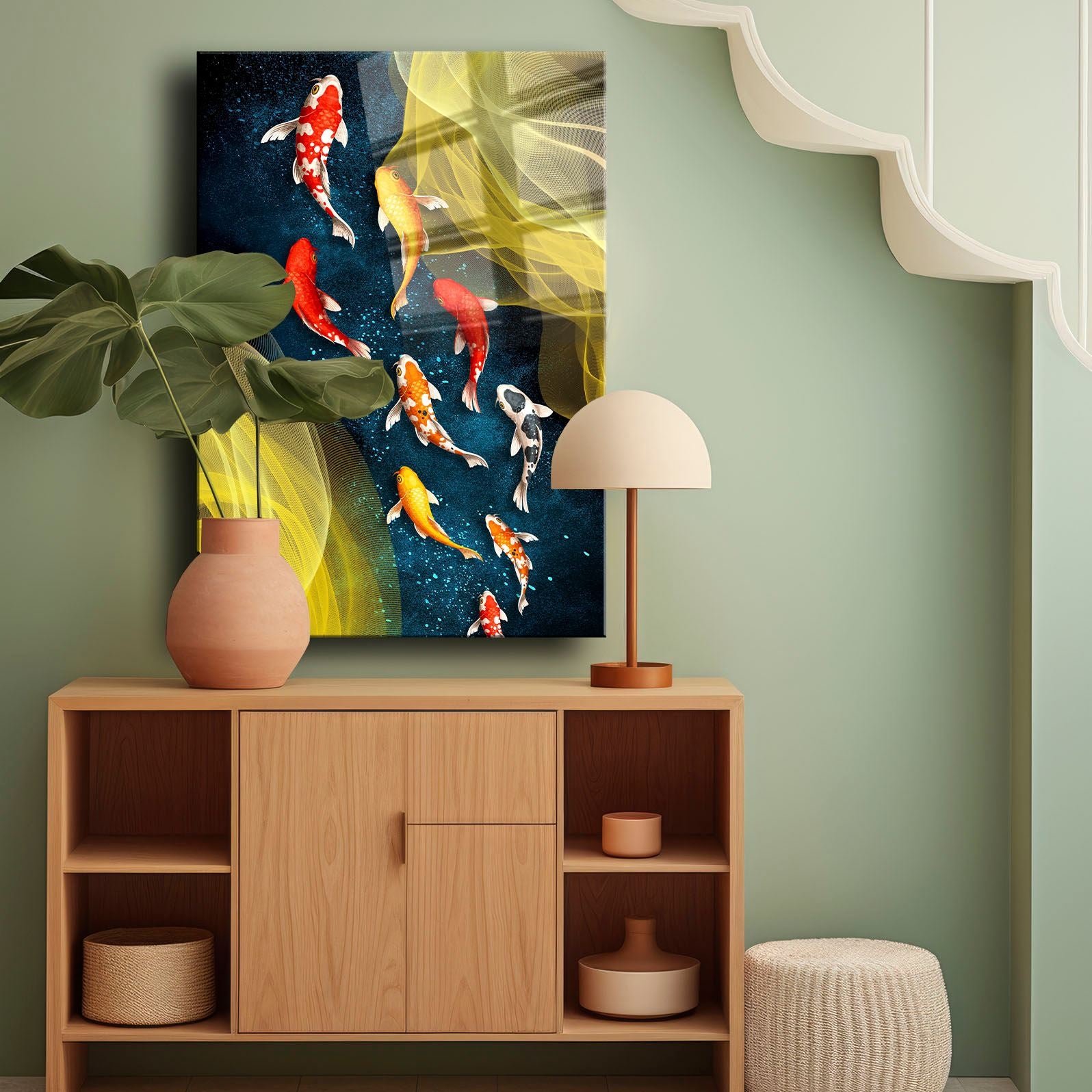 Quadro Decorativo em Vidro Temperado 35 x 50 cm – Multicolor, Impressão UV, 4 mm (Camtbl-028)