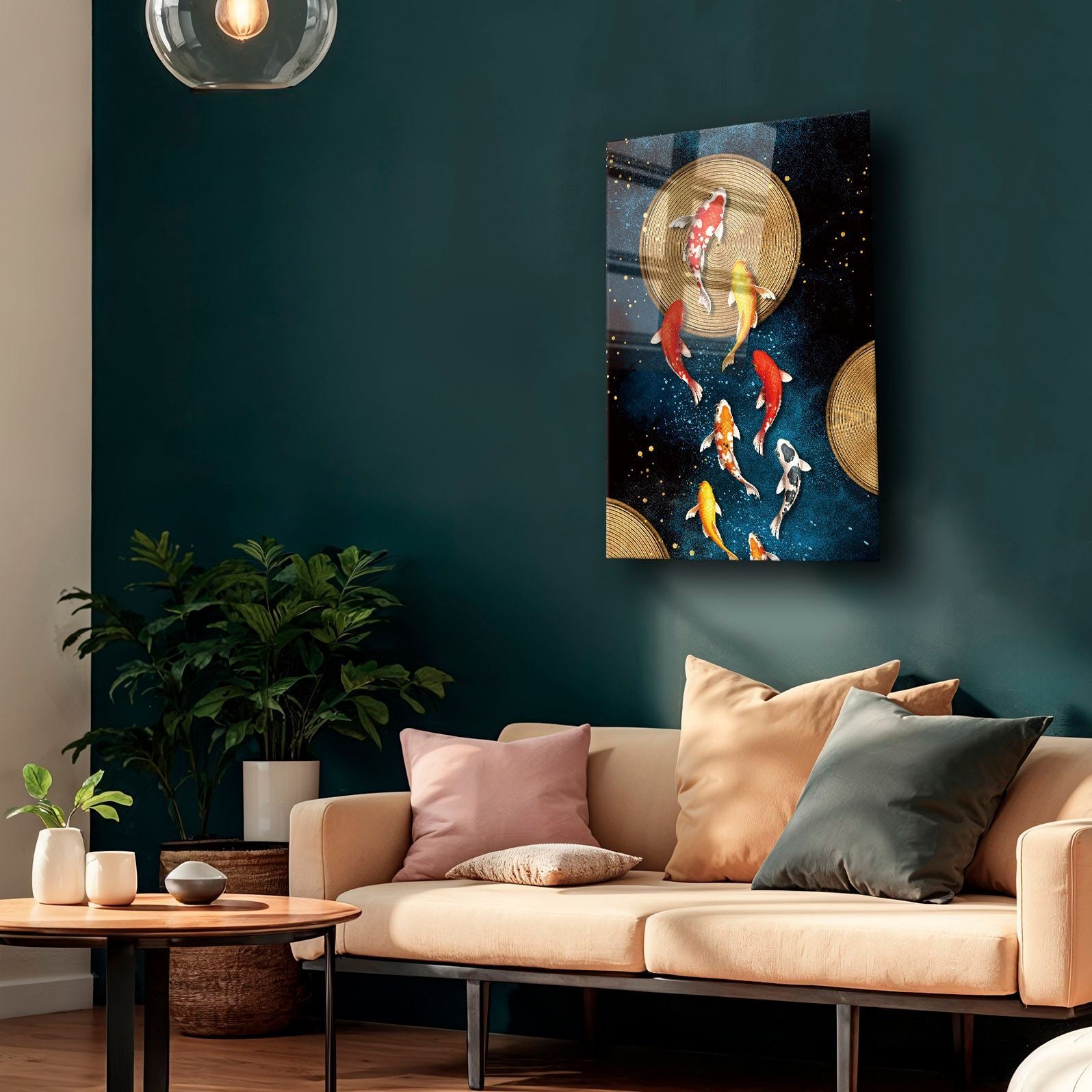 Quadro Decorativo em Vidro Temperado 35x50 cm Multicolor com Impressão UV – Camtbl-029 (4 mm)