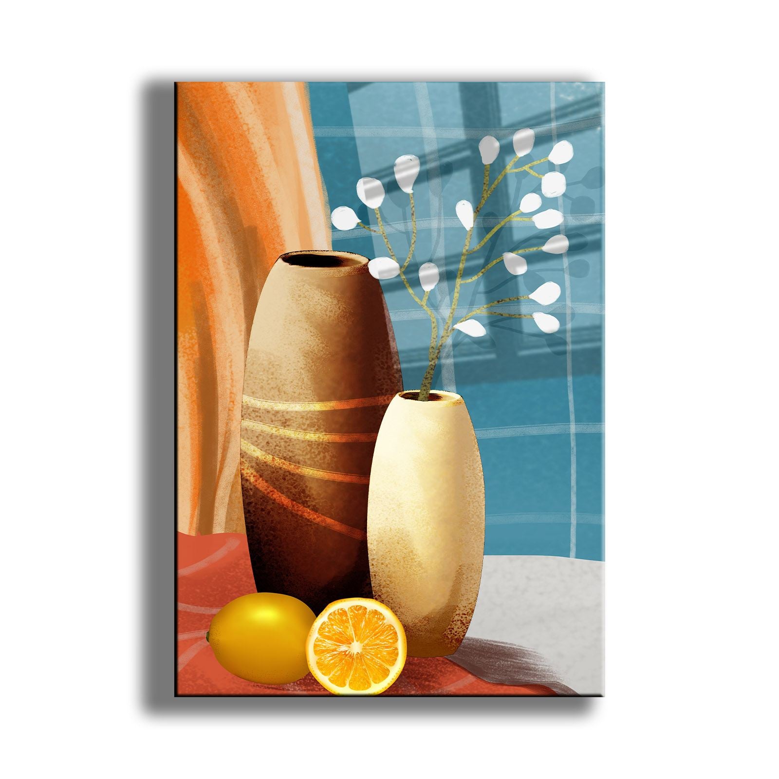 Camtbl-030 Quadro Decorativo em Vidro Temperado 35 x 50 cm – Multicolor, Impressão UV, 4 mm