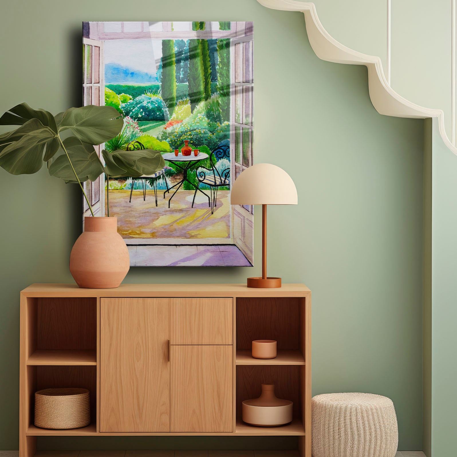 Quadro Decorativo em Vidro Temperado UV 30x40 cm Multicolor – Camtbl-031