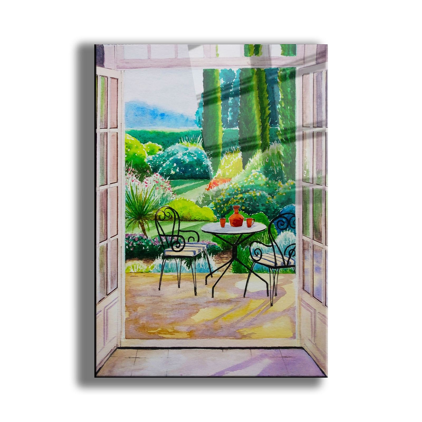 Quadro Decorativo em Vidro Temperado UV 30x40 cm Multicolor – Camtbl-031