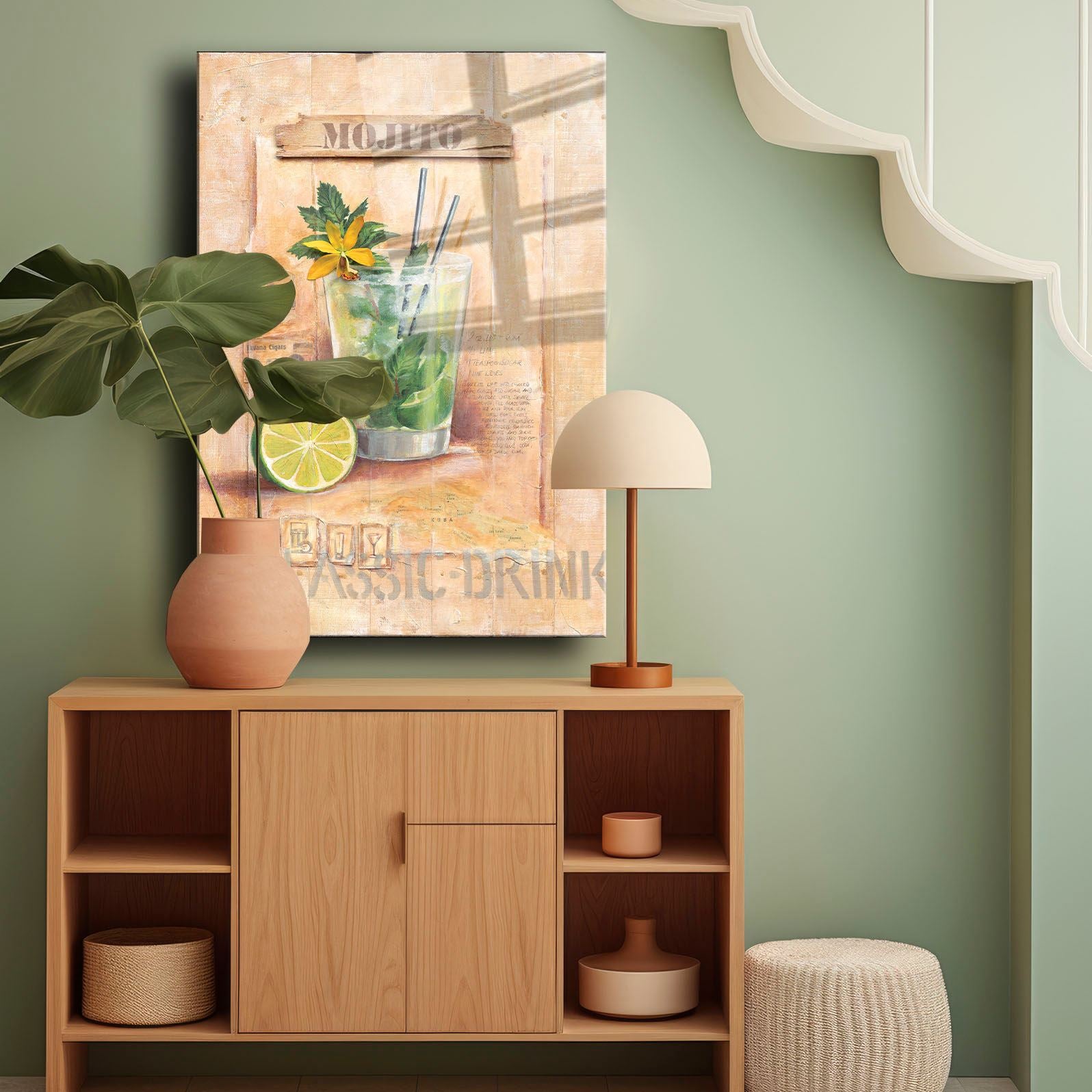 Quadro Decorativo em Vidro Temperado 35 x 50 cm, Multicolor, Impressão UV – Camtbl-033