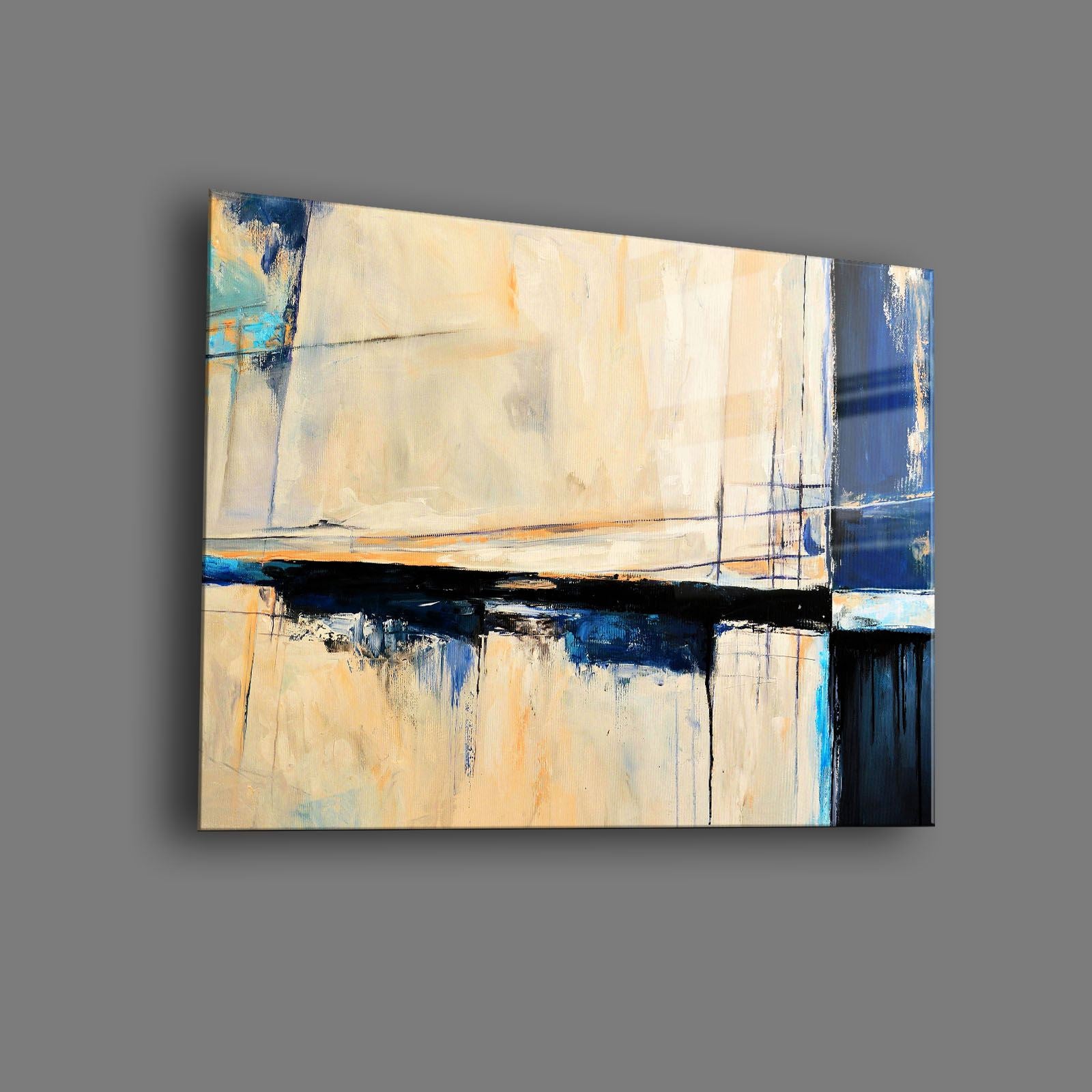 Quadro Decorativo em Vidro Temperado Multicolor 35x50 cm (Impressão UV) – Camtbl-034