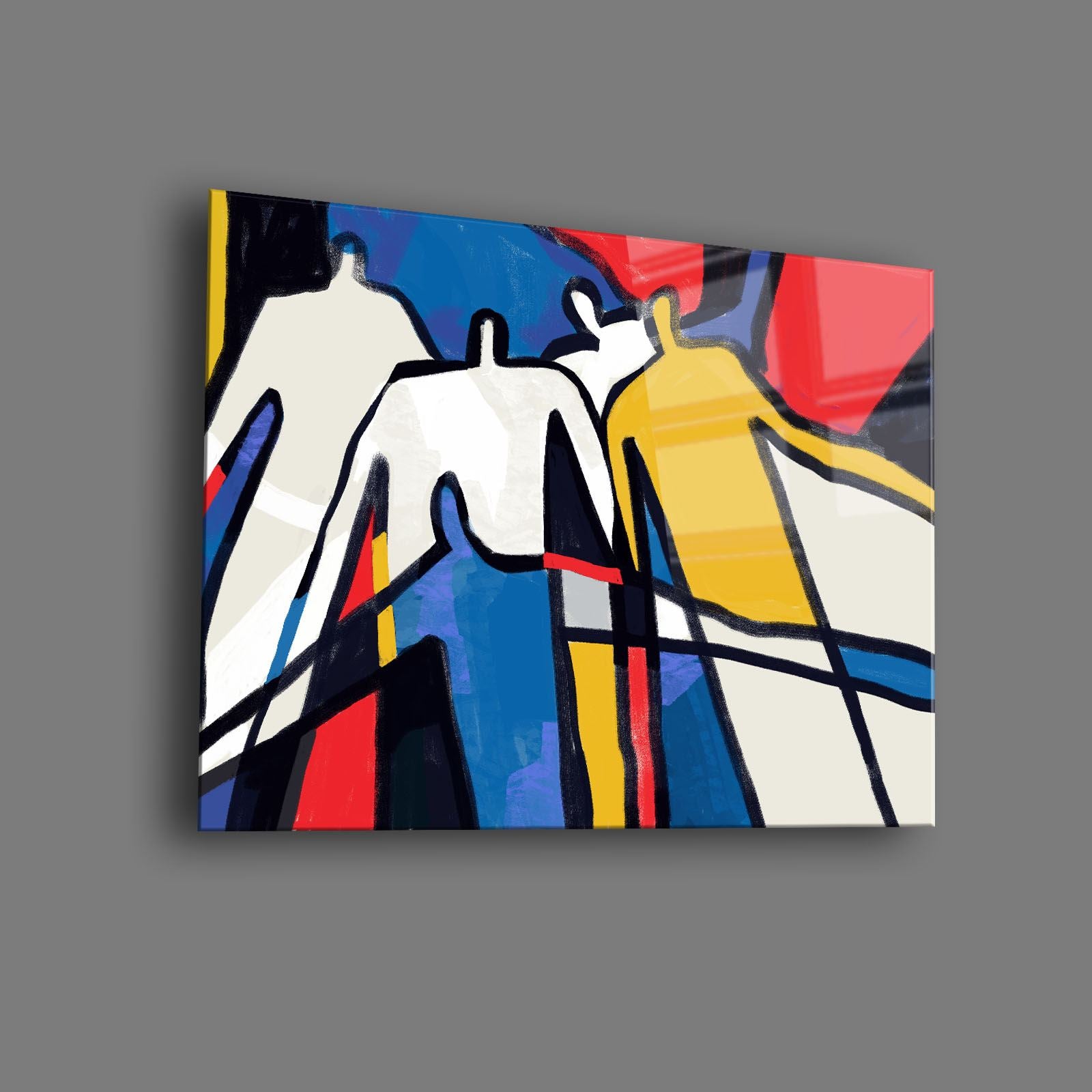 Quadro em Vidro Temperado 30x40 cm Multicolor – Impressão UV 4 mm | Camtbl-035