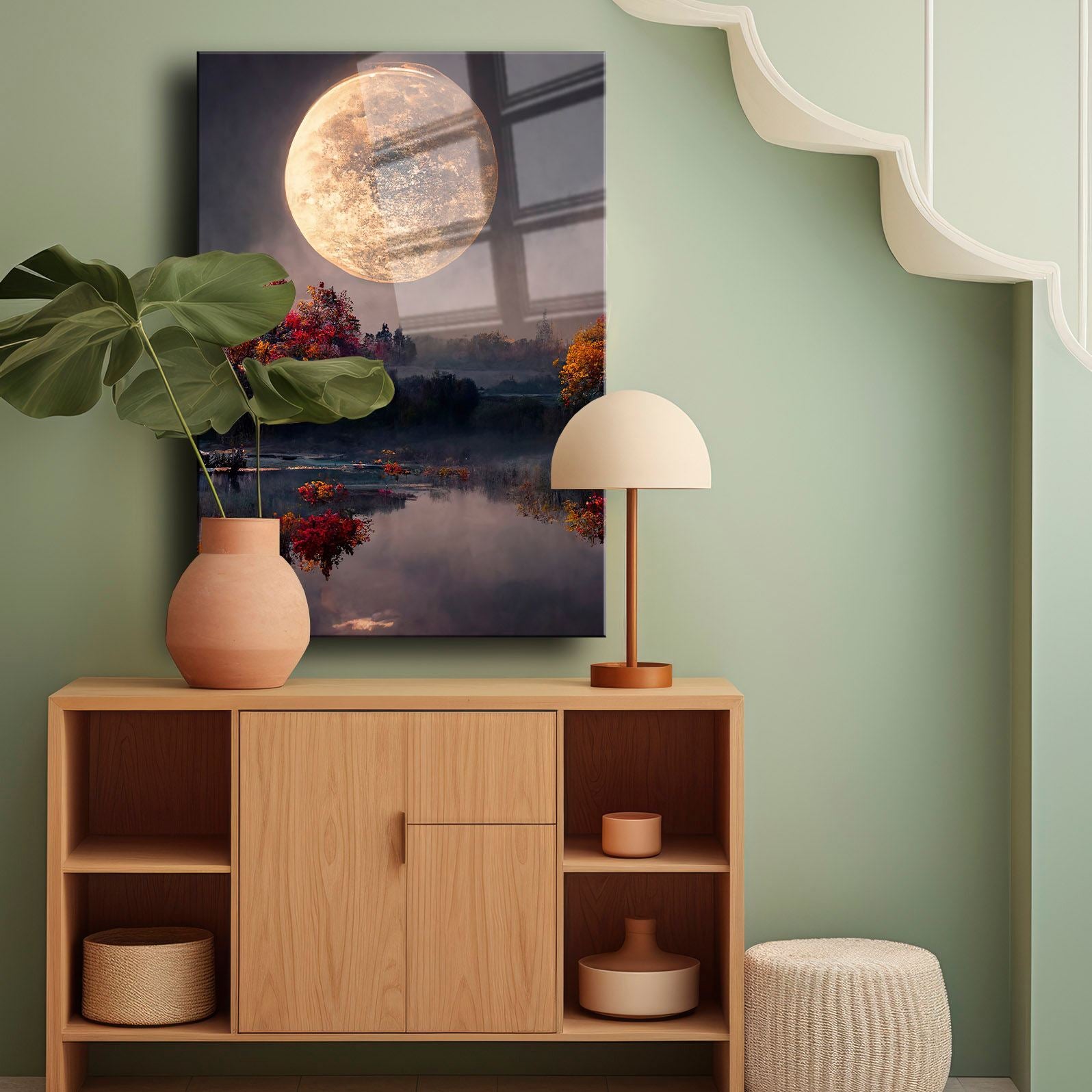 Quadro Decorativo em Vidro Temperado 30x40 cm (4 mm) – Multicolor, Impressão UV – Camtbl-036