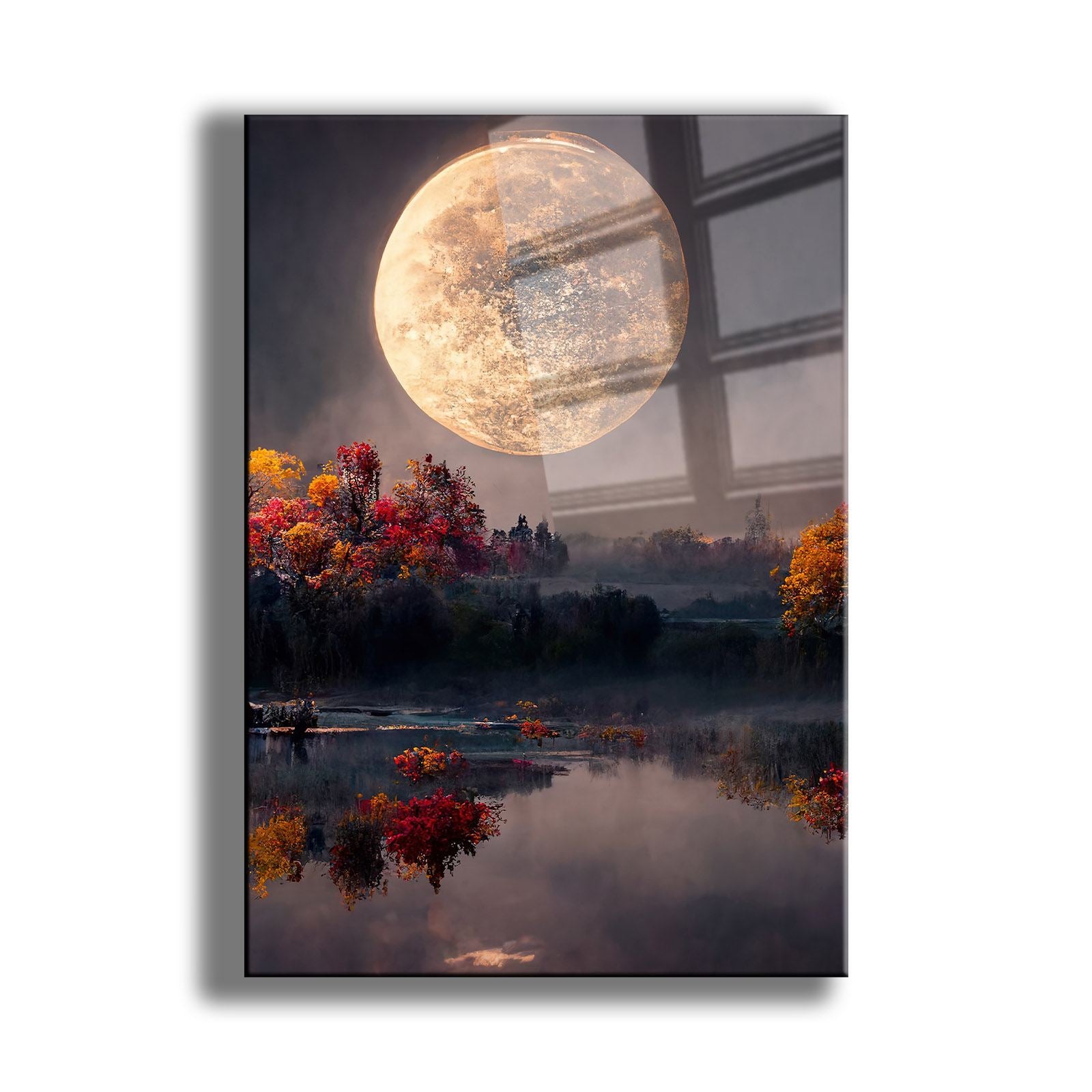 Quadro Decorativo em Vidro Temperado 30x40 cm (4 mm) – Multicolor, Impressão UV – Camtbl-036