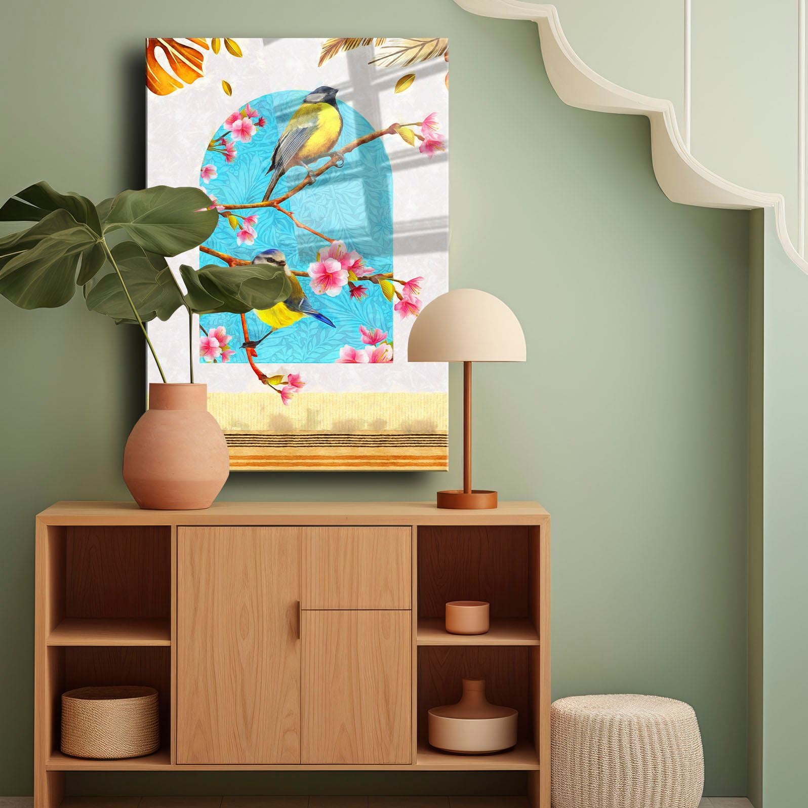 Quadro Decorativo em Vidro Temperado 30x40 cm (4 mm) Multicolor – Impressão UV – Camtbl-037