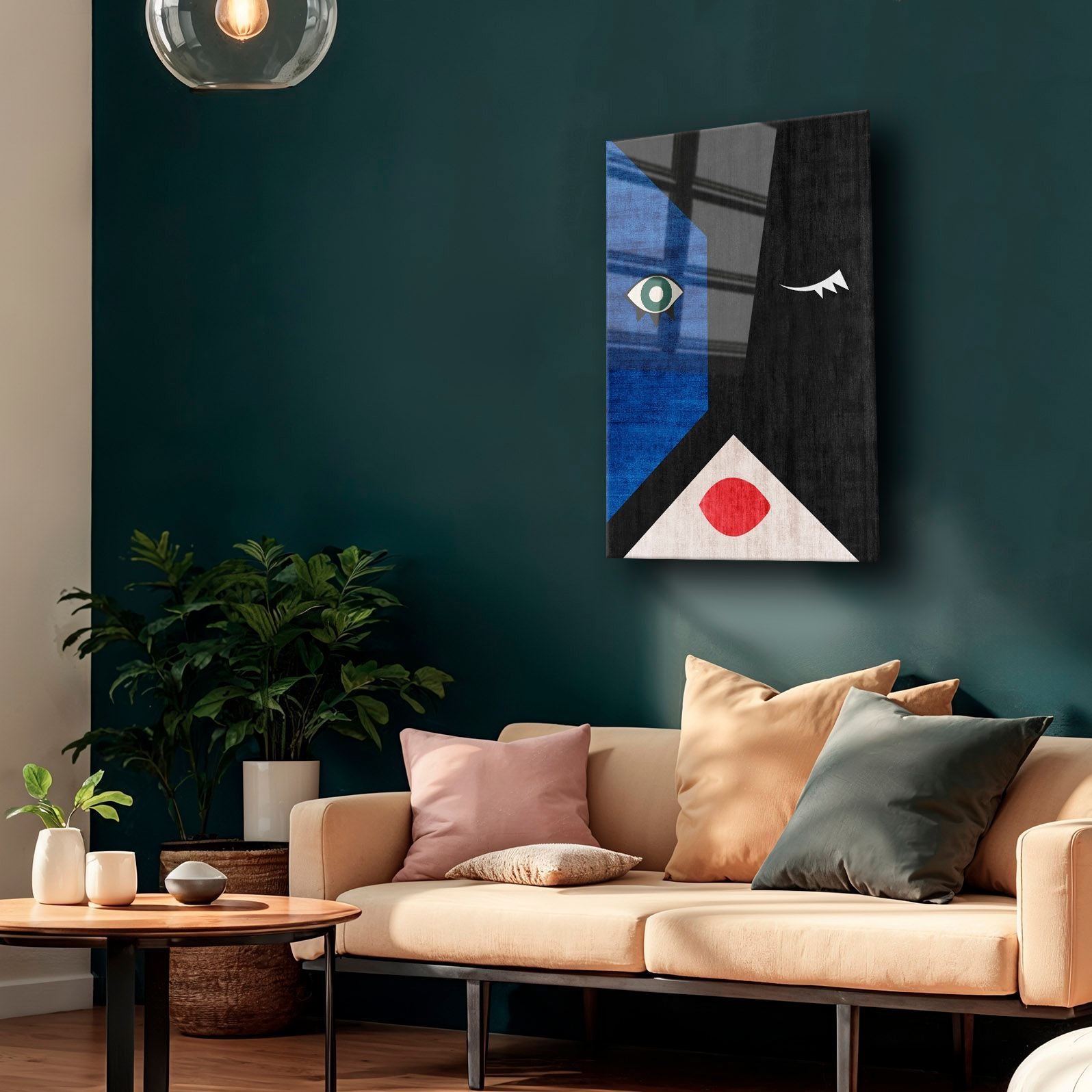 Quadro Decorativo em Vidro Temperado 30x40 cm Multicolor — Impressão UV, 4 mm (Camtbl-039)