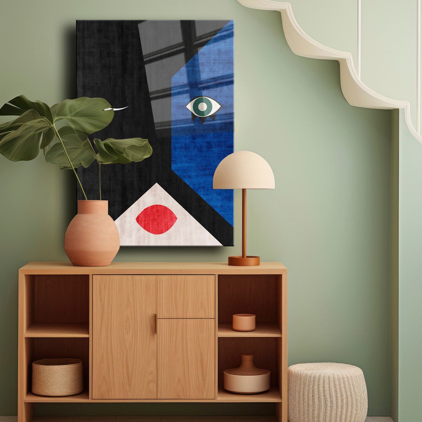 Quadro Decorativo em Vidro Temperado 35x50 cm Multicolor – Impressão UV, 4 mm (Camtbl-039)