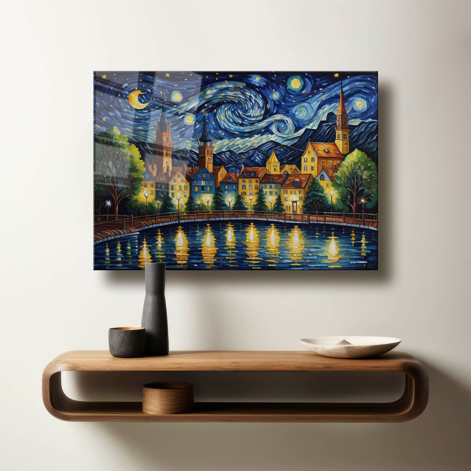 Quadro Decorativo em Vidro Temperado 30x40 cm Multicolor (4 mm) – Impressão UV – Camtbl-041