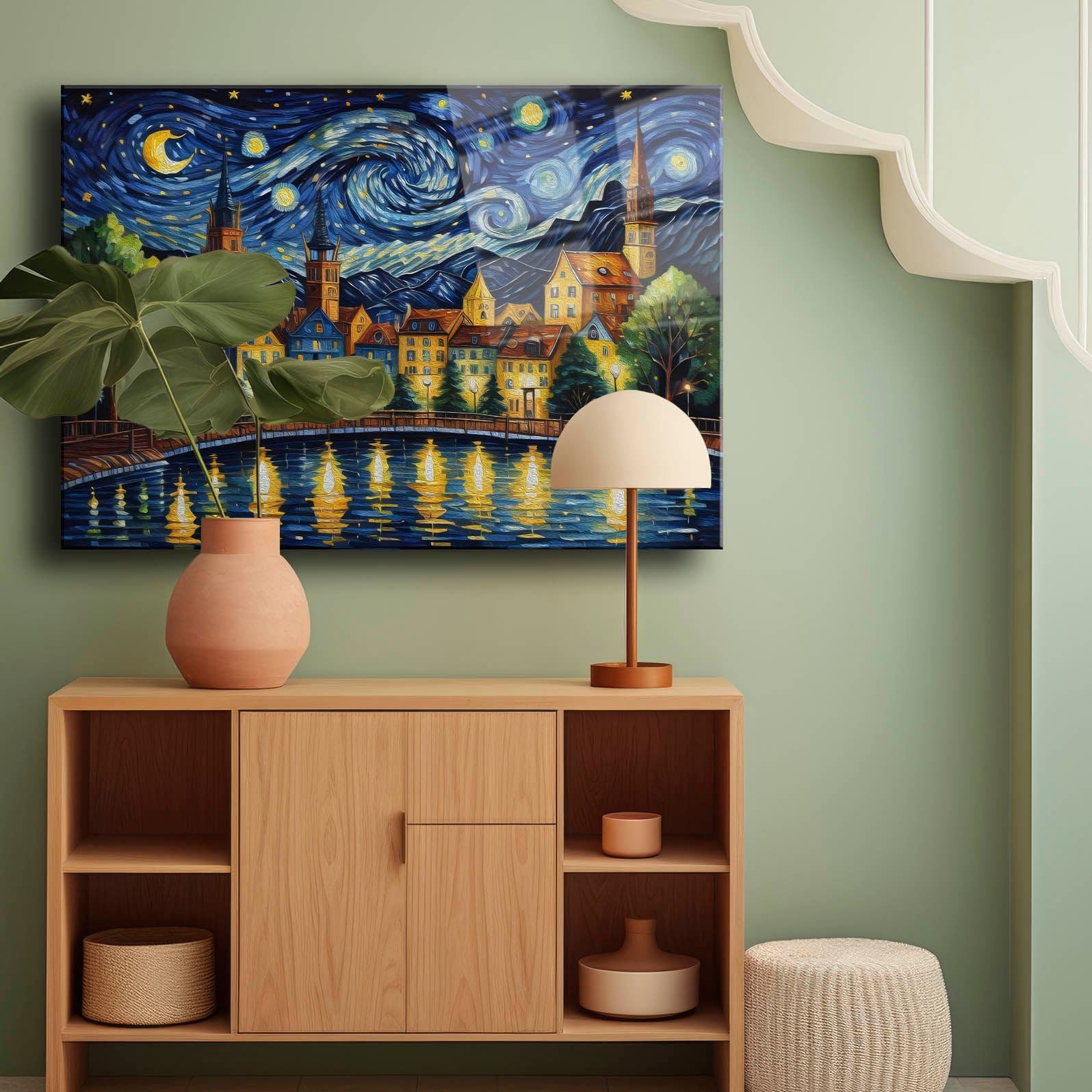 Quadro Decorativo em Vidro Temperado 30x40 cm Multicolor (4 mm) – Impressão UV – Camtbl-041