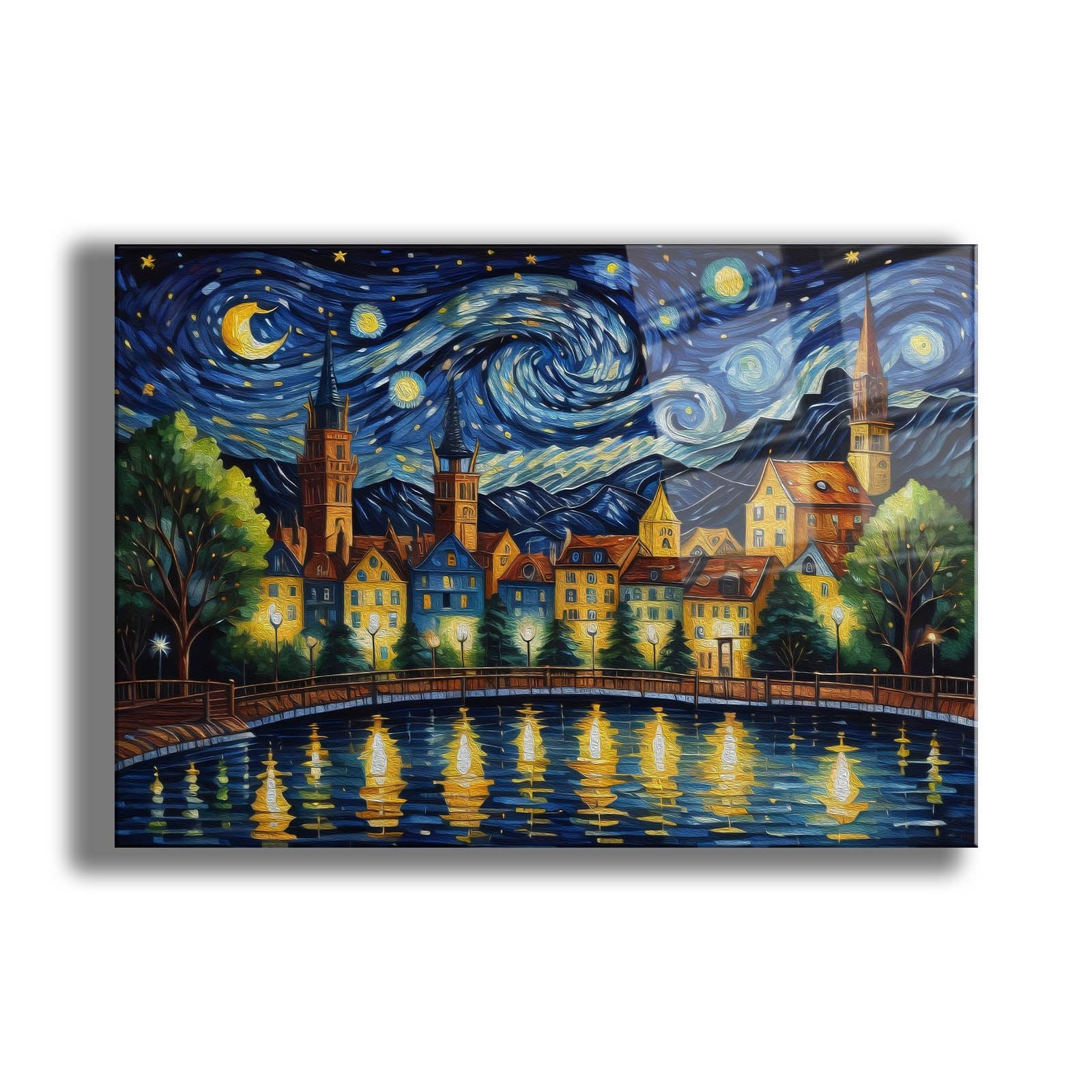 Quadro Decorativo em Vidro Temperado 30x40 cm Multicolor (4 mm) – Impressão UV – Camtbl-041