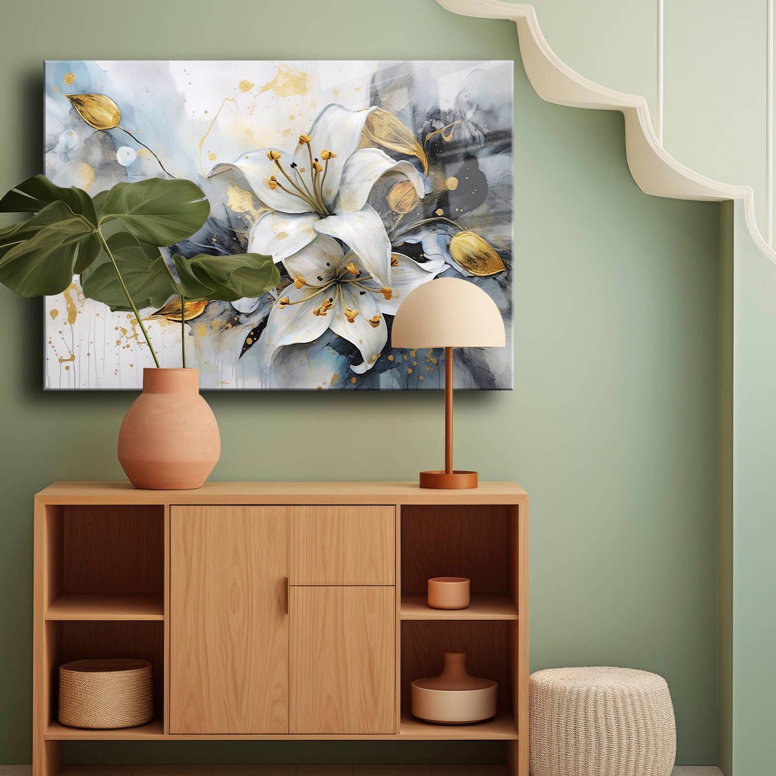 Quadro Decorativo em Vidro Temperado 35x50 cm Multicolor — Impressão UV, 4 mm (Camtbl-042)