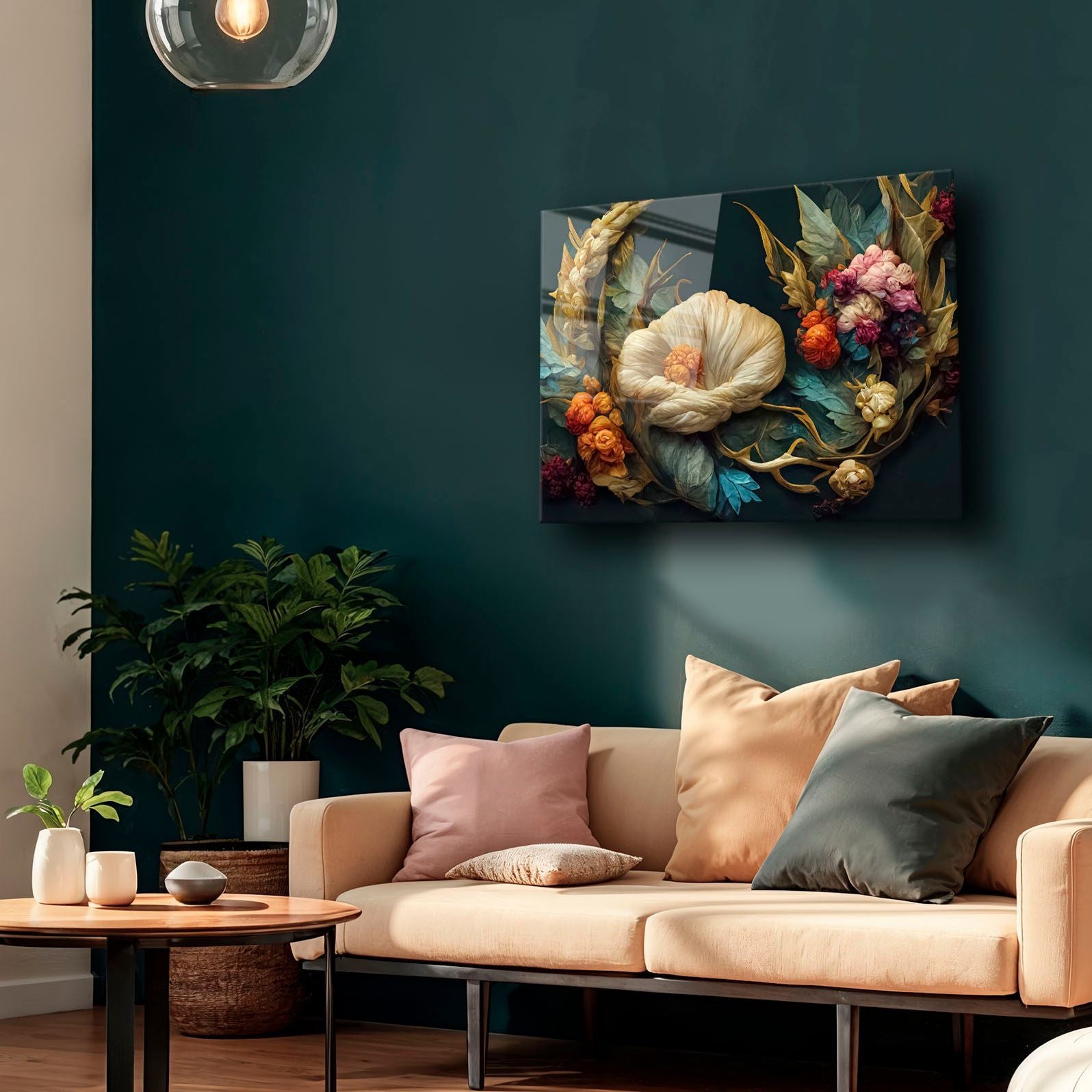 Quadro Decorativo em Vidro Temperado 30x40 cm Multicolorido — Impressão UV, 4 mm (Camtbl-043)