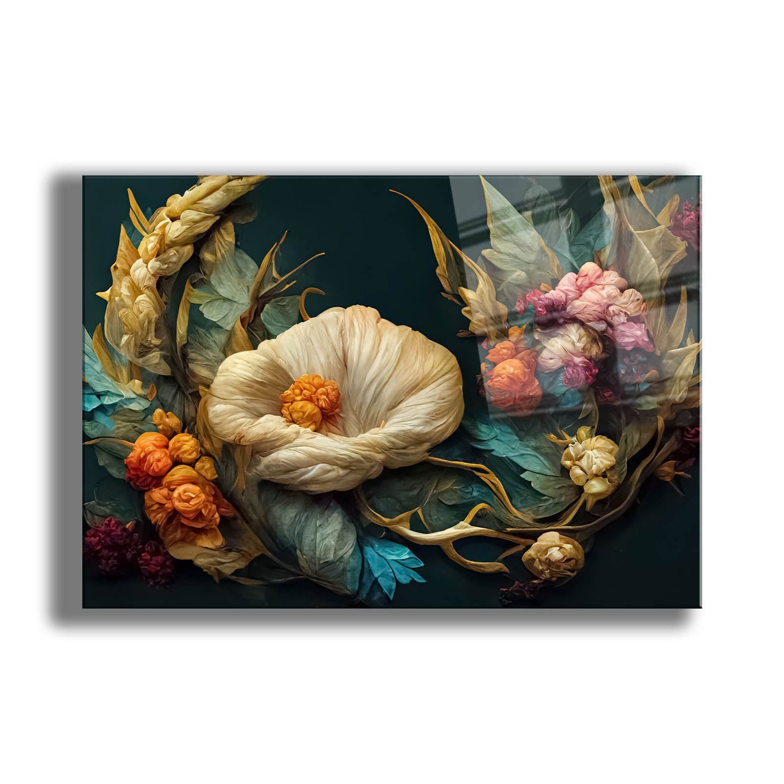 Quadro Decorativo em Vidro Temperado 30x40 cm Multicolorido — Impressão UV, 4 mm (Camtbl-043)