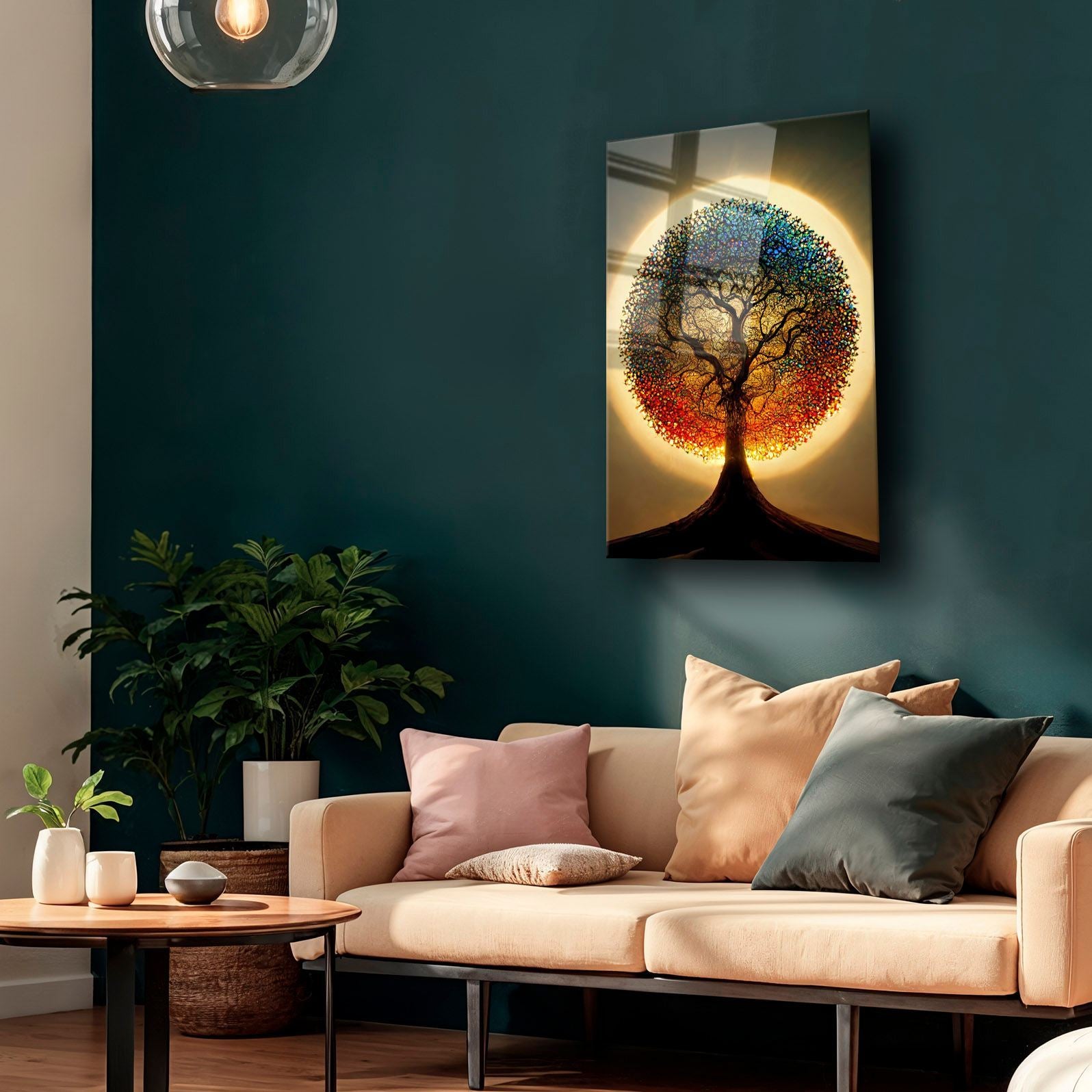 Quadro Decorativo em Vidro Temperado 30x40 cm Multicolor (4 mm) com Impressão UV – Camtbl-045 | 544CLR1371